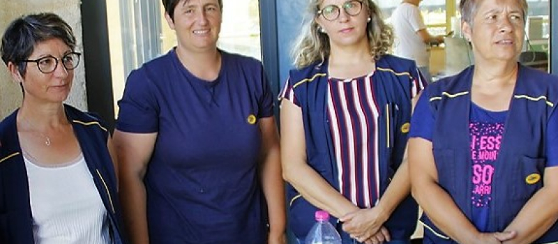 Grève des factrices à Miélan