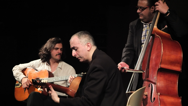 Concert de jazz manouche