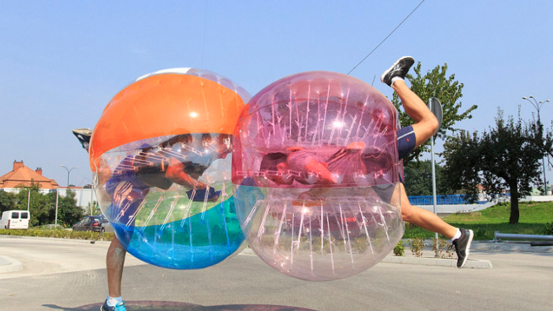 Bubble foot au stade municipal