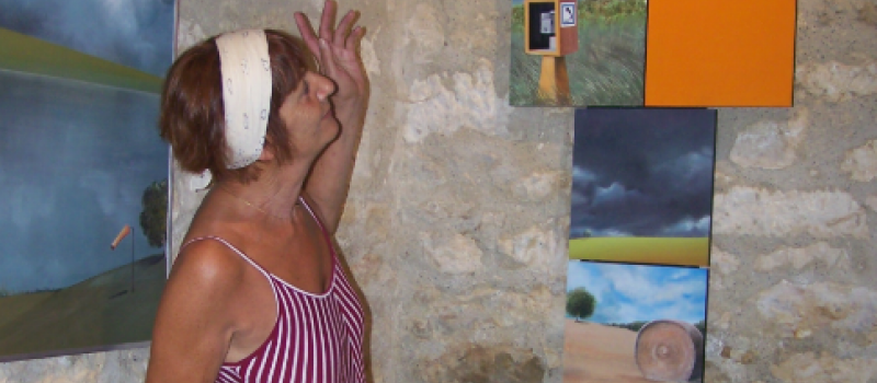 Vernissage de l'artiste peintre Brigitte Cailleau  à la galerie "L'Arcade"