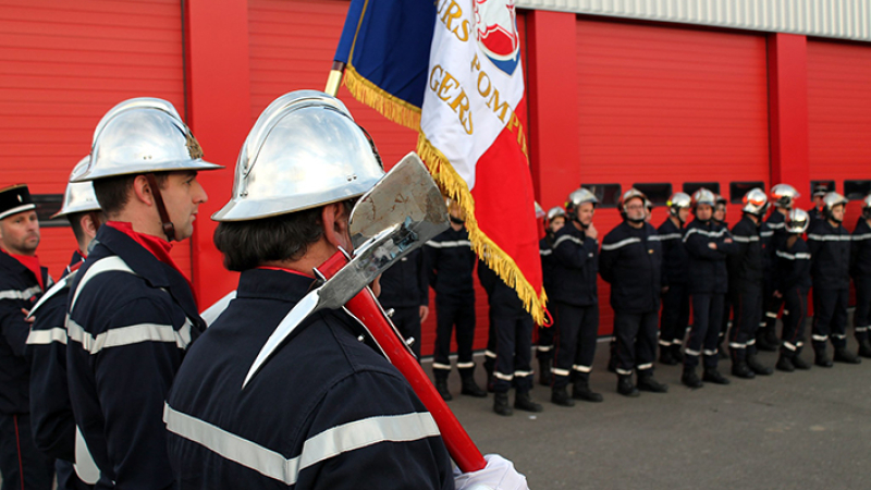 Passation de commandement au SDIS 32
