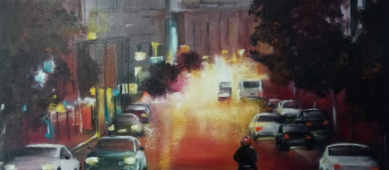 Les fleurs et paysages urbains de l'artiste Josiane Francazal