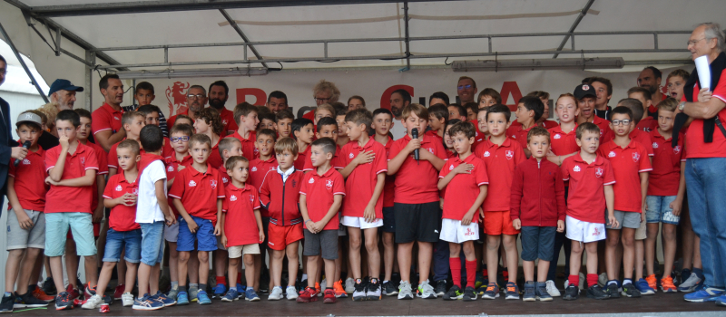 Les équipes du RCA sont montées sur le podium