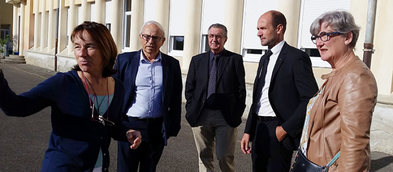 Le directeur d'Académie de l’Education Nationale en visite à Mirande