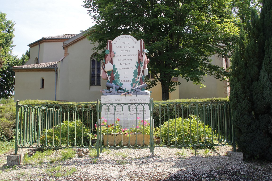 Monument aux Morts commune d'Espaon - Photo B.Magnat.