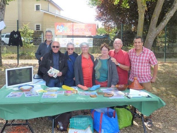 Les responsables de l'association
