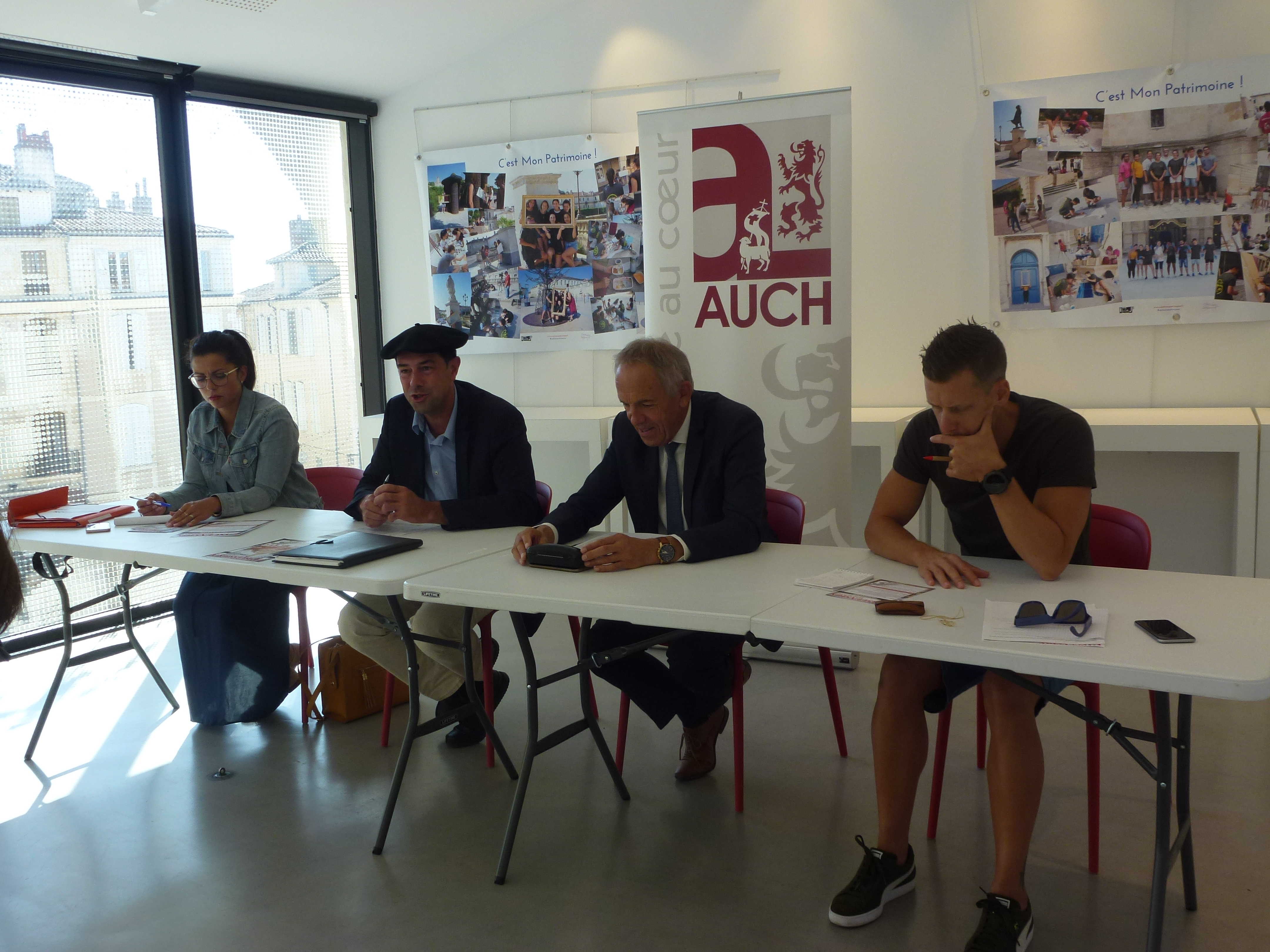 Angélique Urizzi, Joël Boueilh, Christian Laprébende et Simon Durand
