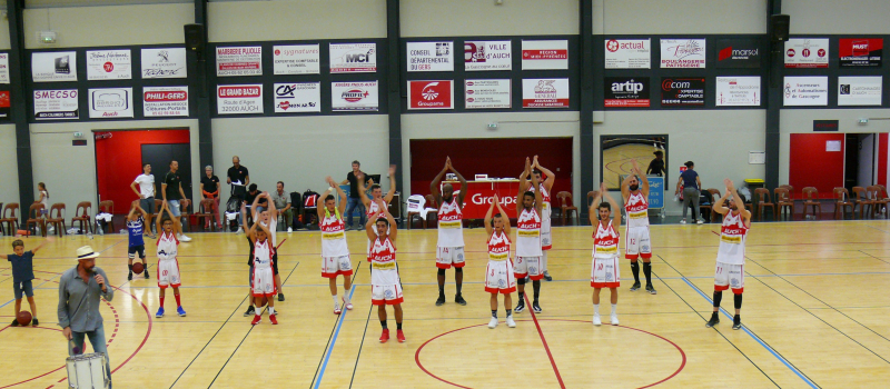 Basket NM2 : les Auscitains réussissent leur rentrée à Mathalin 