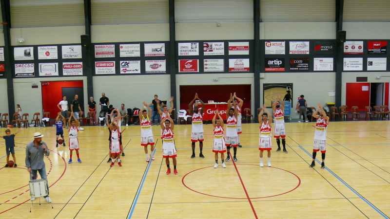 Basket NM2 : les Auscitains réussissent leur rentrée à Mathalin 