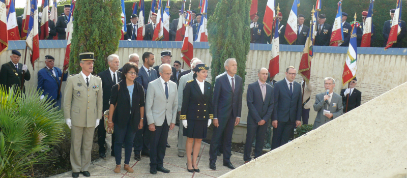 Cérémonie au mémorial départemental