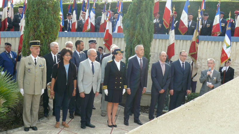 Cérémonie au mémorial départemental