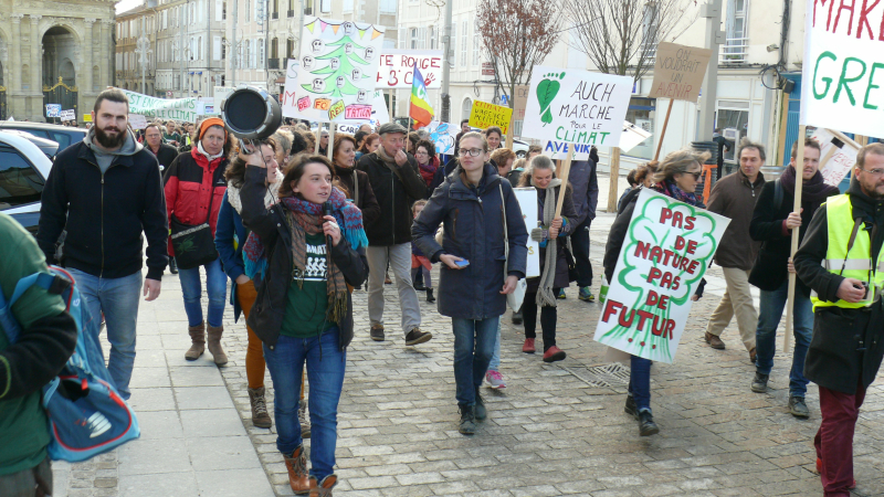 Les lycéens auscitains en grève pour le climat 