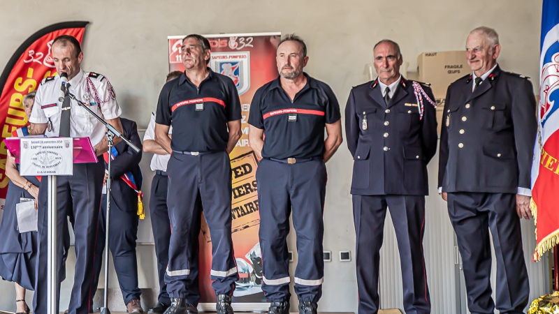 130e anniversaire des sapeurs-pompiers : la cérémonie  