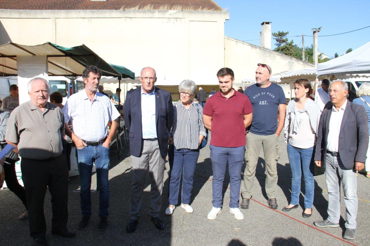 Jean-François Rousse et ses co-listiers - Photo Marc Le Saux