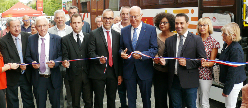 Inauguration de la ligne 954 de car LiO reliant Lombez, Samatan et l'Isle-Jourdain