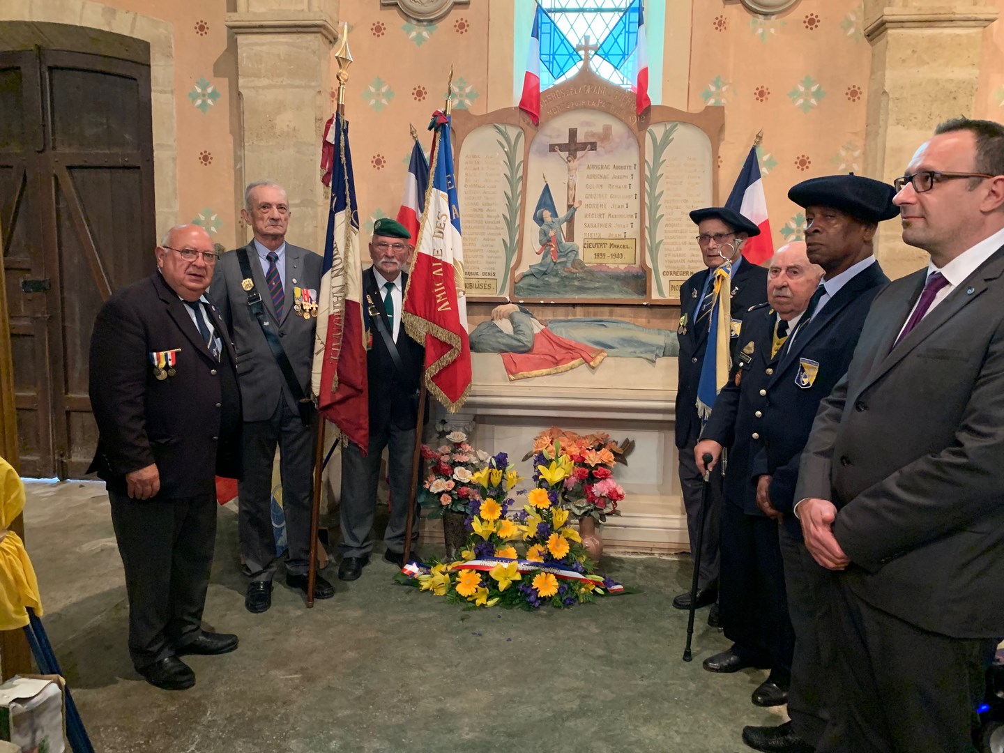 Après le dépôt de la gerbe