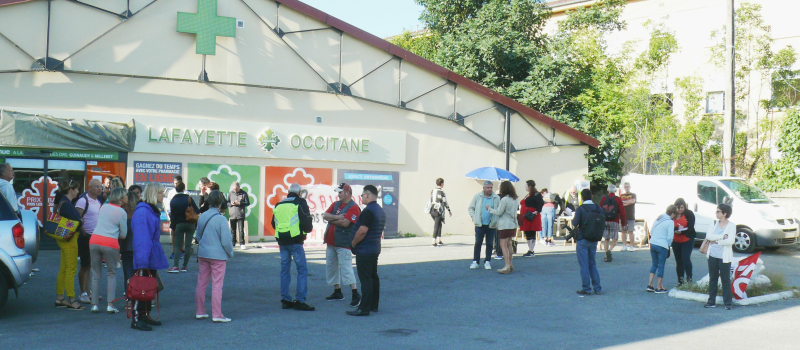 "La pharmacie Lafayette sous le coup d'un redressement judiciaire", selon le syndicat FO
