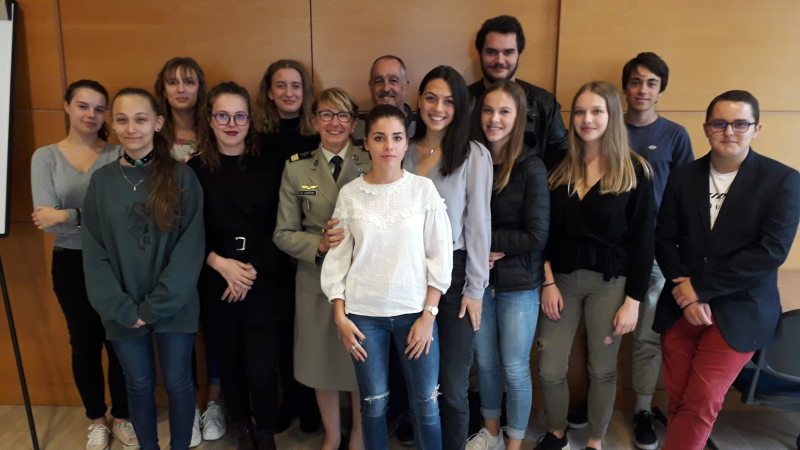Parrainage citoyen au lycée Joseph Saverne 