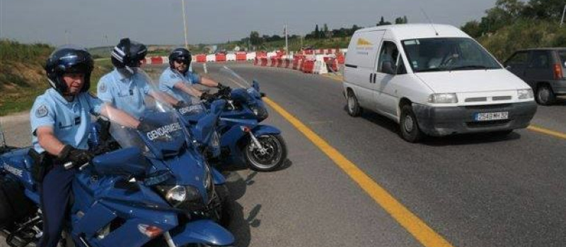 Contrôles routiers : les Gersois indisciplinés