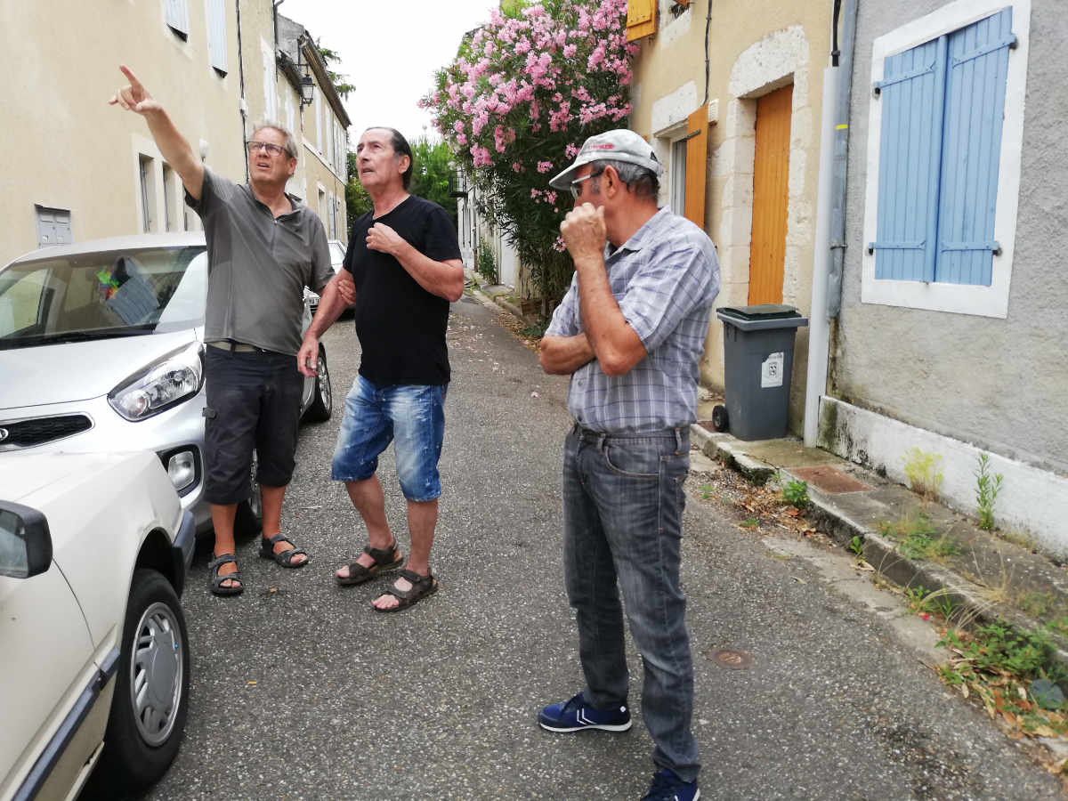 Michel Blancard et Christian Lecoq, avec Jean Dépis