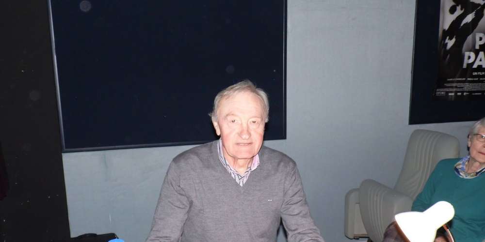 Gilbert Sourbadère, lors d'une conférence sur l’histoire des Cassagnac et du Bonapartisme dans le Gers en février 2018 -. Photo Marcel Lavedan