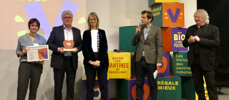 Le Département du Gers, lauréat des Victoires des Cantines Rebelles 2019