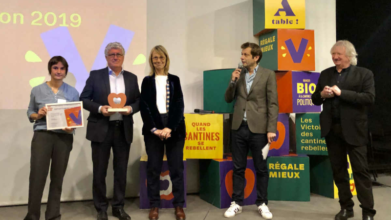 Le Département du Gers, lauréat des Victoires des Cantines Rebelles 2019