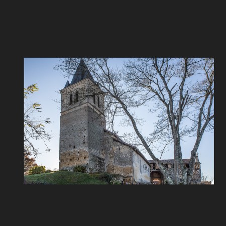 9 Eglise de Sainte Christie avec clocher ancien donjon probable 1bis 031216.jpg