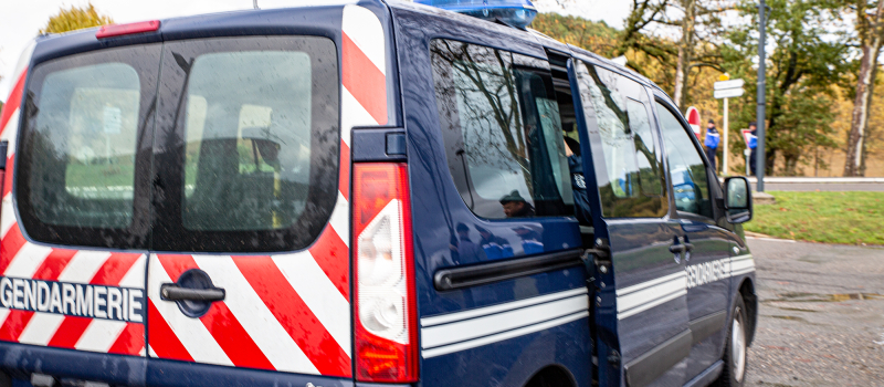 Opération de contrôle routier entre Beaumarchés et Marciac  