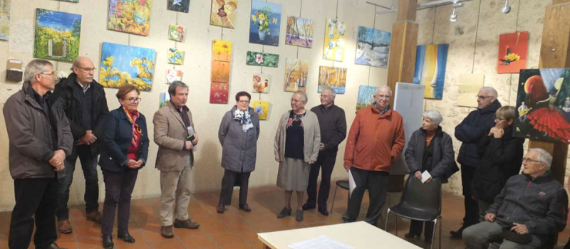 Pierrette Ricaud expose à la Cavéa