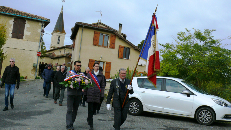 La commémoration du 11 novembre a mobilisé beaucoup de monde à Duran et Castin