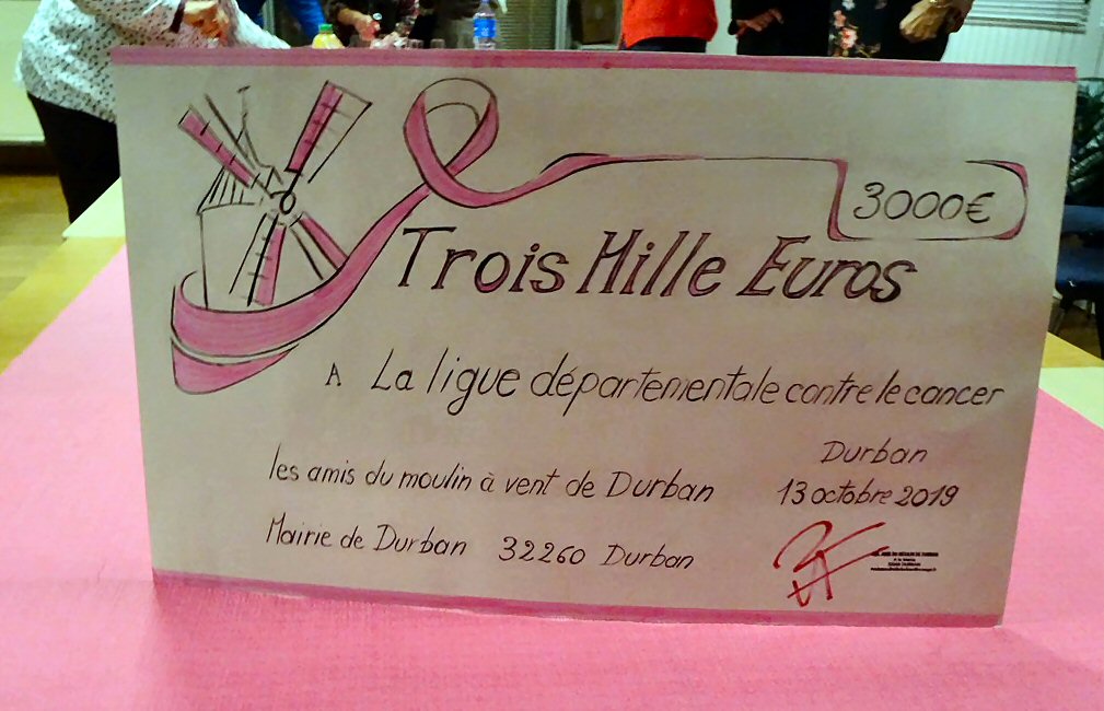 Un beau montant !