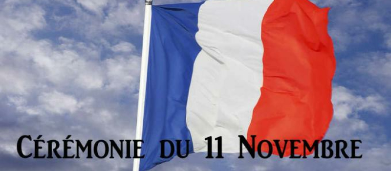 Cérémonie du 11 novembre, à Laugralas, le dimanche 17 novembre