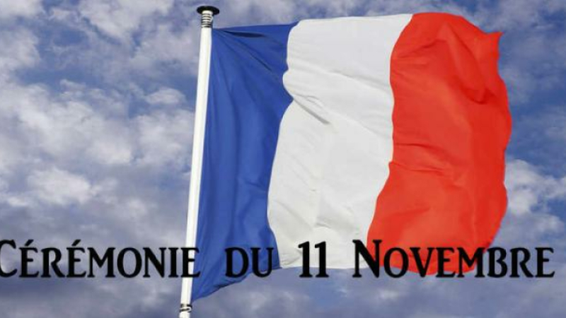 Cérémonie du 11 novembre, à Laugralas, le dimanche 17 novembre