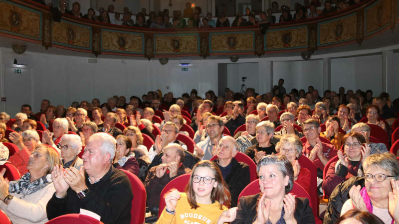 Une soirée qui a visiblement enchanté le public