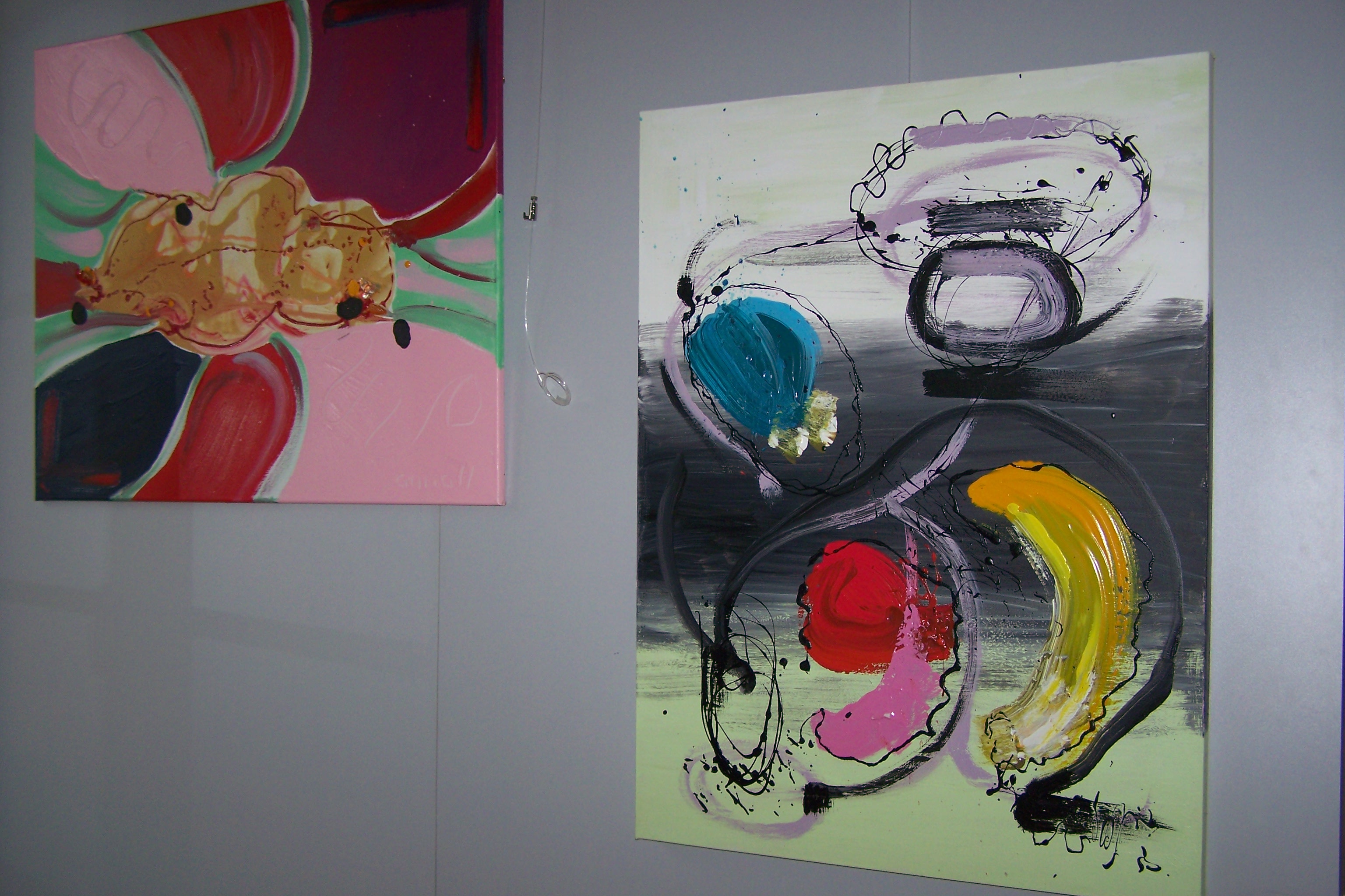 Des oeuvres de l'artiste