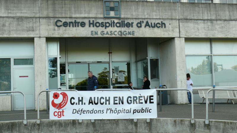 L'hôpital d'Auch est vraiment malade, le personnel est inquiet sur son avenir