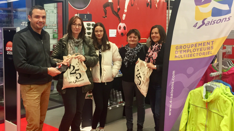 « Tous en course avec 4 saisons... Sprintez vers l’emploi»
