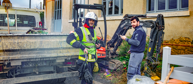 Fuite de gaz sans gravité rue d’Estalens, à Nogaro  