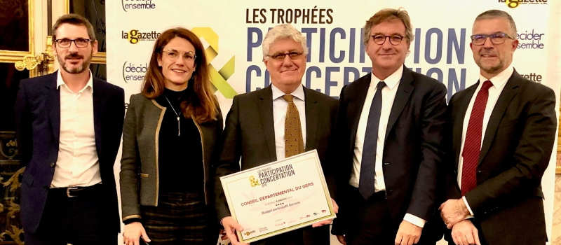 Le Gers primé lors des Trophées de la Participation et de la Concertation 2019
