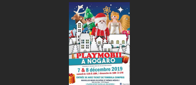 Exposition Playmobil, à Nogaro, les 7 et 8 décembre  