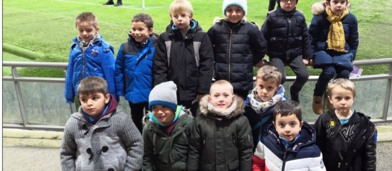FCM : les plus jeunes a la rencontre des vedettes du TFC