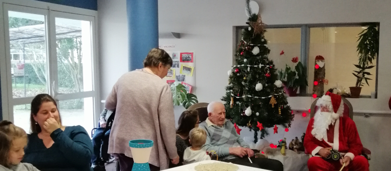 Le Père Noël à l'hôpital