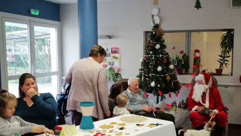 Le Père Noël à l'hôpital