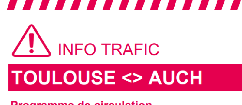  Auch-Toulouse : des autocars uniquement en début et en fin de journée