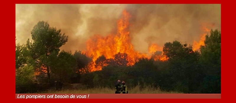 Les pompiers ont besoin de vous !