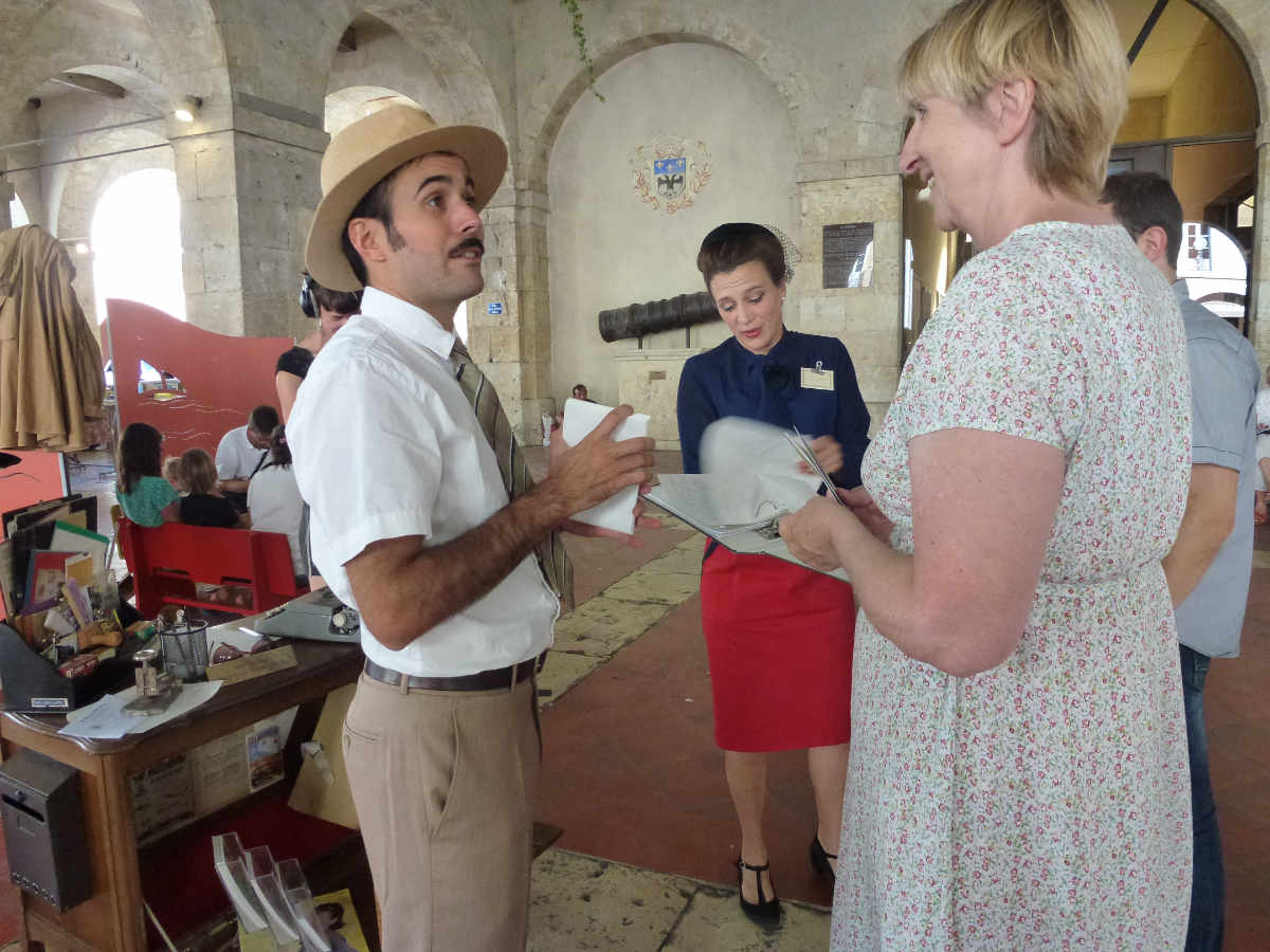 Les Dactylos avaient livré leur courrier à Fleurance, en septembre dernier 