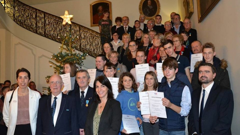 Cérémonie des médaillés de la Jeunesse et des sports et des jeunes officiels UNSS