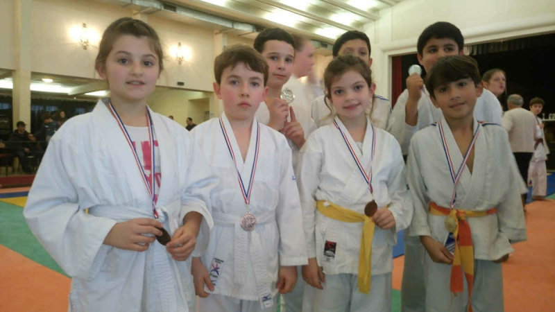 En décembre, le judo club a trusté les podiums