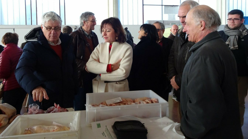 Carole Delga, présidente du Conseil Régional est venu apporter son soutien au projet du P.N.R Astarac 